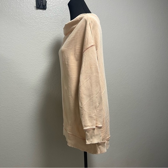 Pilcro and The Letterpress by Anthropologie Peach Donna Sweatshirt Large - Picture 4 of 5